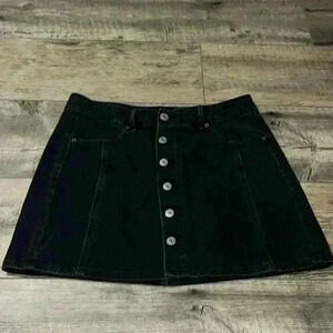 Black Denim American Eagle Skirt Size 12